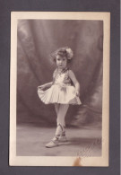 Carte Photo Bachelard Commercy Portrait Petite Fille Costume De Danseuse Tutu Danse  ( 3975) - Commercy