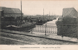 Belgique Rousbrugge-Haringhe - Vue Prise Du Pont De L'Yser CPA Bateau Bateaux Péniche Péniches - Poperinge