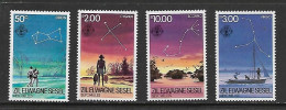 ZIL ELWAGNE SESEL 1984 ASTRONOMIE-BATEAUX  YVERT N°105/108 NEUF MNH** - Astronomie