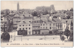 CPA 50 - AVRANCHES - La Plac E Littré - Avranches