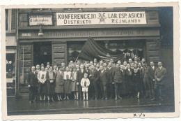 LANGENFELD - Carte Photo - Conférence Esperanto 1927 - Langenfeld