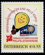 PM  Briefmarkensammler Sind Helle Köpfe - VÖPH Ex Bogen Nr. 8001204  Postfrisch - Personalisierte Briefmarken
