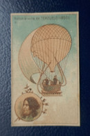 Chromo  Aérostation   Ballon à Voile  De  Terzuelo  1850 - Sonstige & Ohne Zuordnung