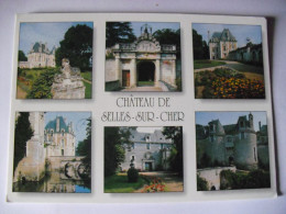 SELLES-SUR-CHER - Le Château - L'Entrée - Le Portail Principal - Les Douves - L'Ancienne Porte Fortifiée - Le Pavillon - Selles Sur Cher