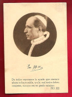 Image Pieuse Pape Pie Pius XII - Diocèse De Gerona Espagne Espagnol - Andachtsbilder