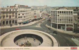 Postcard - Castle Square And Angel Street, Sheffield - Card No.s3016  - Very Good - Ohne Zuordnung