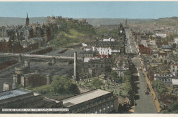 Postcard - Princes Street And The Castle - Edinburgh - No Card No. - Very Good - Ohne Zuordnung