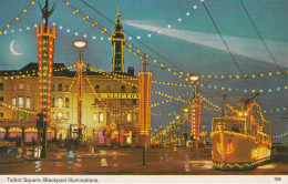 Postcard - Talbot Square, Blackpool Illuminations - Card No.106  - Very Good - Non Classés