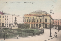Postcard - Liege. Statue Gretry - Theatre Royal - No Card No - Very Good - Unclassified