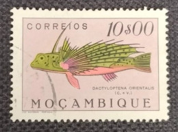 MOZPO0375U6 - Fishes - 10$00 Used Stamp - Mozambique - 1951 - Mozambique