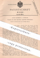 Original Patent - Otto Schmidt , London , England | 1899 | Torpedo Mit Reguliertem Seitensteuer | Gyroskop , Schiff - Historische Dokumente