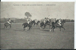 CANNES - POLO DE LA COTE D AZUR- UNE PARTIE - Cannes