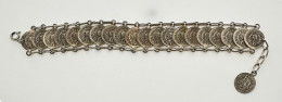 République San Marino. Ancien Bracelet Souvenir Composé De 21 Pièces Sancti Marini Liberi. Vintage Coin Bracelet. - Sonstige & Ohne Zuordnung