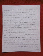 NAPOLEON 1 Er BONAPARTE LETTRE AUTOGRAPHE ADRESSÉE AU COMTE MOLLIEN DU 24 JANVIER 1812 - Personnages Historiques