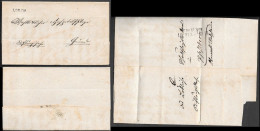 Germany Lorch Pre-Phila Folded Letter Mailed To Gmünd Austria 1843 - Préphilatélie