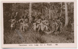 Cannibals With Body For A Feast, Fiji - Oceania