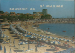 Sainte-Maxime - La Plage Et Le Port  - (P) - Sainte-Maxime