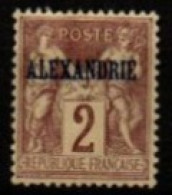ALEXANDRIE    -   1899  .  Y&T N° 2 * - Neufs