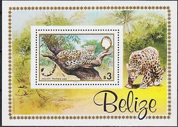 Belize 1983 WWF Jaguar Sauvage Chats Faune Nature Conservation M S MNH - Sonstige & Ohne Zuordnung