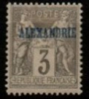 ALEXANDRIE    -   1899  .  Y&T N° 3 * - Unused Stamps