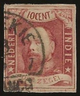 Nederlands Indie      .  NVPH   .   1  (2 Scans)     . 1864     .  O      .     Cancelled - Niederländisch-Indien