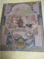 Calendrier Publicitaire Carton Ancien/Magasin Du Pont Neuf/Voiturette De DION BOUTON/PUTEAUX/Wilnio/1900         BFPP312 - Pappschilder