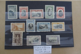 BULGARIE  N°79 à 90  NEUF* TTB  COTE 100 EUROS VOIR SCANS - Unused Stamps