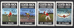 Olympia 1980:  Costa Rica  4 W ** - Sommer 1980: Moskau