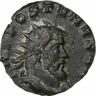 Postume, Antoninien, 268, Mediolanum, Billon, TTB+, RIC:378 - L'Anarchie Militaire (235 à 284)