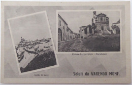 Saluti Da Varengo Monf. - CPA Multivue 1950 - Alessandria