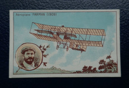 Chromo  Teinture économique Magasins Du Casino Saint-Etienne  Aéroplane  Farman  1909 - Sonstige & Ohne Zuordnung