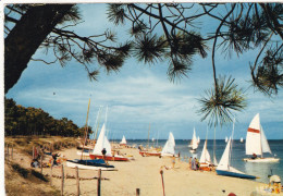 17. ÎLE DE RÉ. LES PORTES EN RE . CPSM. LA PLAGE DE TROUSSE CHEMISE. ANNEE 1971+ TEXTE - Ile De Ré