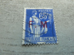 Franchise Militaire - Type Paix - 65c. - Yt Tf 8 (365) - Outremer - Oblitéré - Année 1939 - - Military Postage Stamps