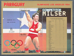 Olympia1984: Paraguay  Bl ** - "B" - Summer 1984: Los Angeles