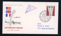 Berlin FDC Michel Nummer 188 - 1948-1970