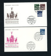 Bund Michel Nummer 506, 507, 509, 510 FDC - 1961-1970