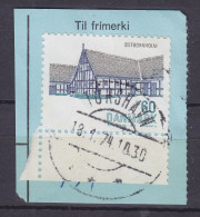 Vorläufer Faroe Islands Denmark Used Abroad DELUXE Brotype TÓRSHAVN 1974 Clip Mi. 537 Østbornholm (Cz. Slania) - Faroe Islands