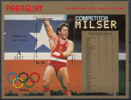 Olympia1984: Paraguay  Bl ** - "A" - Zomer 1984: Los Angeles