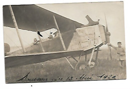 Avion Souvenir Du 13 Mai 1926 Carte Photo - 1919-1938
