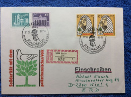 DDR - 1982 R-Brief Aus Berlin - SST "Solidarität Mit Dem Palästinensischen Volk" (2DMK051) - Lettres & Documents