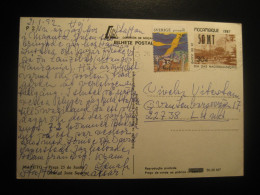 MAPUTO 1992 To Lund Sweden 1987 Bilhete Postal Stationery Card Moçambique MOZAMBIQUE Portugal Colonies - Mozambique