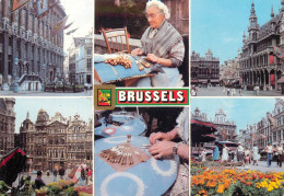 Brussels Multi Views Postcard - Autres & Non Classés