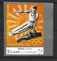 YEMEN (République Arabe). Timbre Non Dentelé De 1972. Gymnastique. - Ginnastica