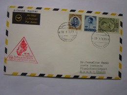 Belle Lettre 1er Vol First Flight DC10 Bangkok-rome 20/1/74 - Flugzeuge