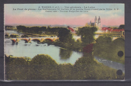 CPA  Tours  Dpt  37 Le Pont De Pierre Vue Générale La Loire Réf 453 - Tours