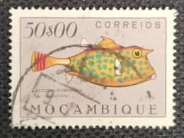 MOZPO0379U5 - Fishes - 50$00 Used Stamp - Mozambique - 1951 - Mozambique