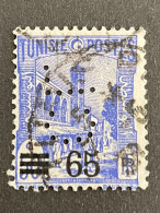 Colonie TUNISIE N° 183 CL 6 Indice 4 Perforé Perforés Perfins Perfin Superbe !! - Other & Unclassified