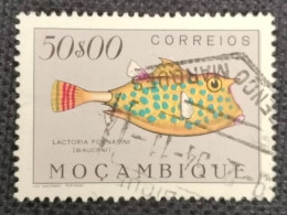 MOZPO0379U7 - Fishes - 50$00 Used Stamp - Mozambique - 1951 - Mozambique