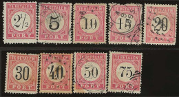 Nederlands Indie      .  NVPH   .  P 5/13   . '82-'88     .  O (2 Stamps: (*) )     .     Cancelled - Netherlands Indies