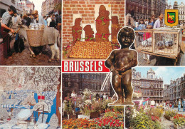 Bruxelles Multi Views Postcard - Sonstige & Ohne Zuordnung